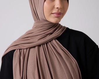 Premium Jersey Hijab | Leichter, atmungsaktiver und weicher Jersey-Schal