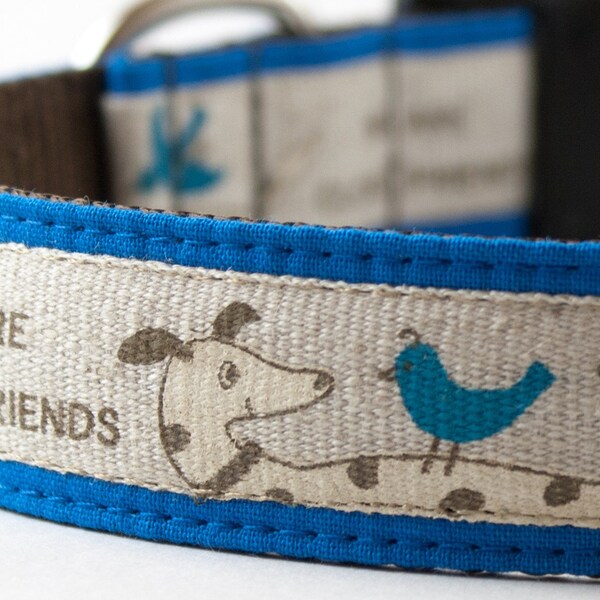 We Are Close Friends Dog Collar