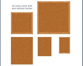 Commercial Use Cork Boards/Paper for scrapbooking, photographers, cardmakers - Instant Download
