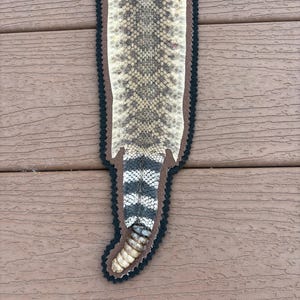 48” Western Diamondback Rattlesnake Skin