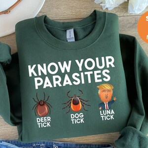 Know Your Parasites Shirt, Anti Trump Shirt, Election Day Shirt, Funny Trump Shirt, Sarcastic Trump Shirt, Anti Trump Tee, Trump Shirt, Gift