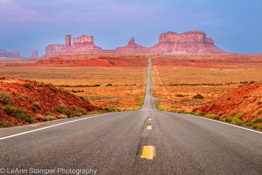 Monument Valley Forest Gump Famous Running Movie Scene Print Utah