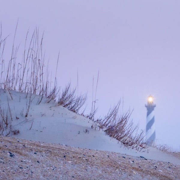 North Carolina NC Outer Banks OBX Cape Hatteras Lighthouse Fine Art Photography Canvas Print