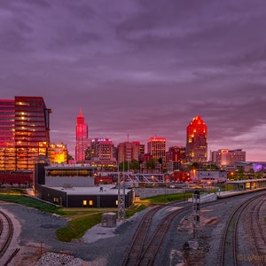 Raleigh,North Carolina,Raleigh NC,Skyline,Raleigh Prints,Prints,Downtown,Home Decor,Large Wall Art,Office Decor,Landscape,Wall Decor,Bedroom