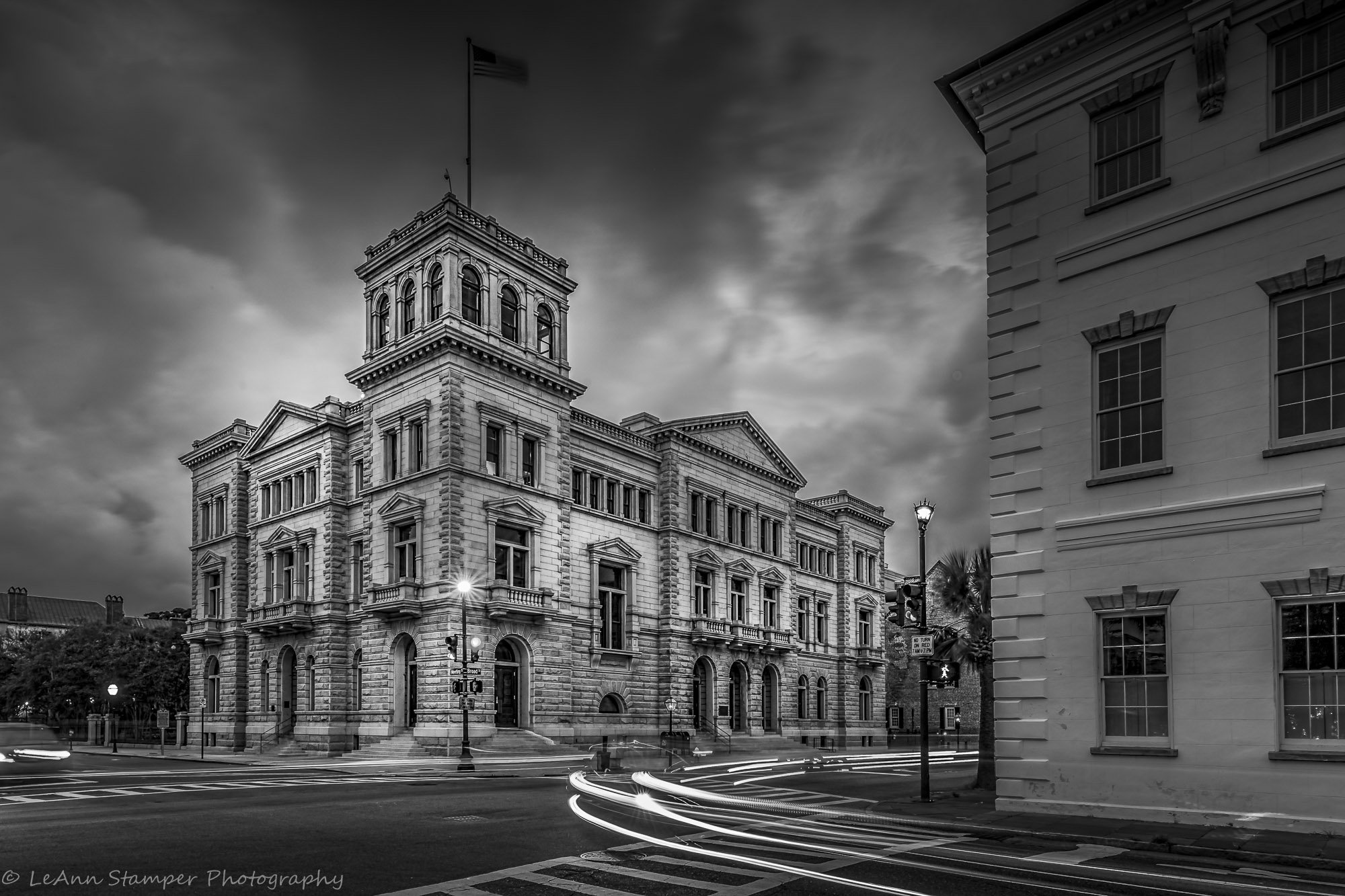 Charleston SC Print South Carolina Four Corners of Law Courthouse