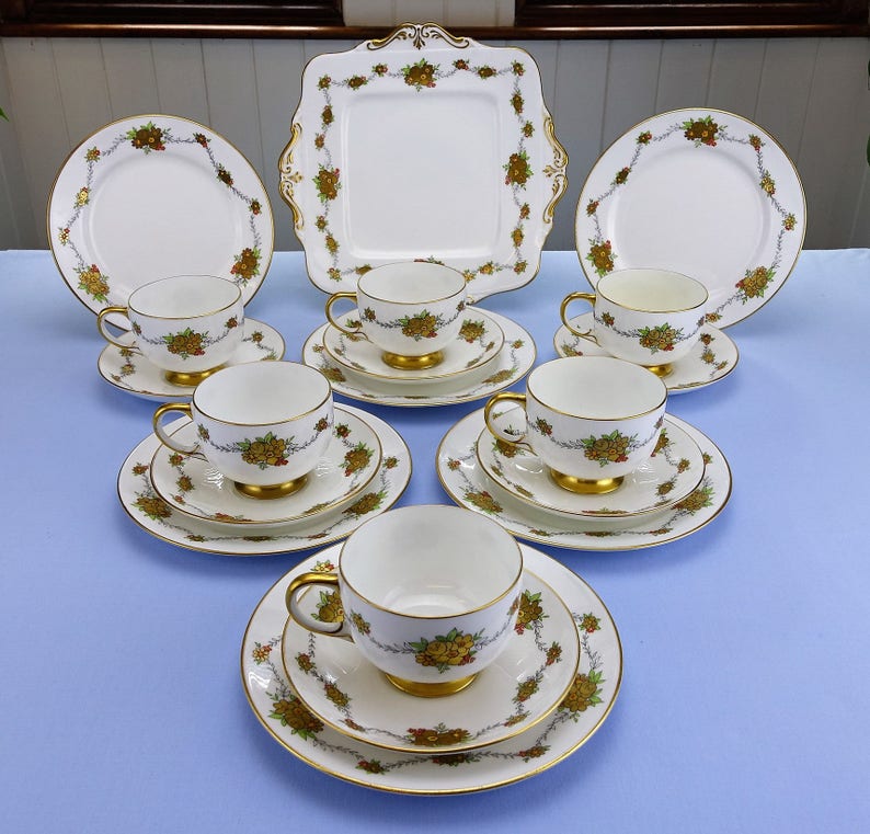 Paragon Bone China English Tea Set Etsy