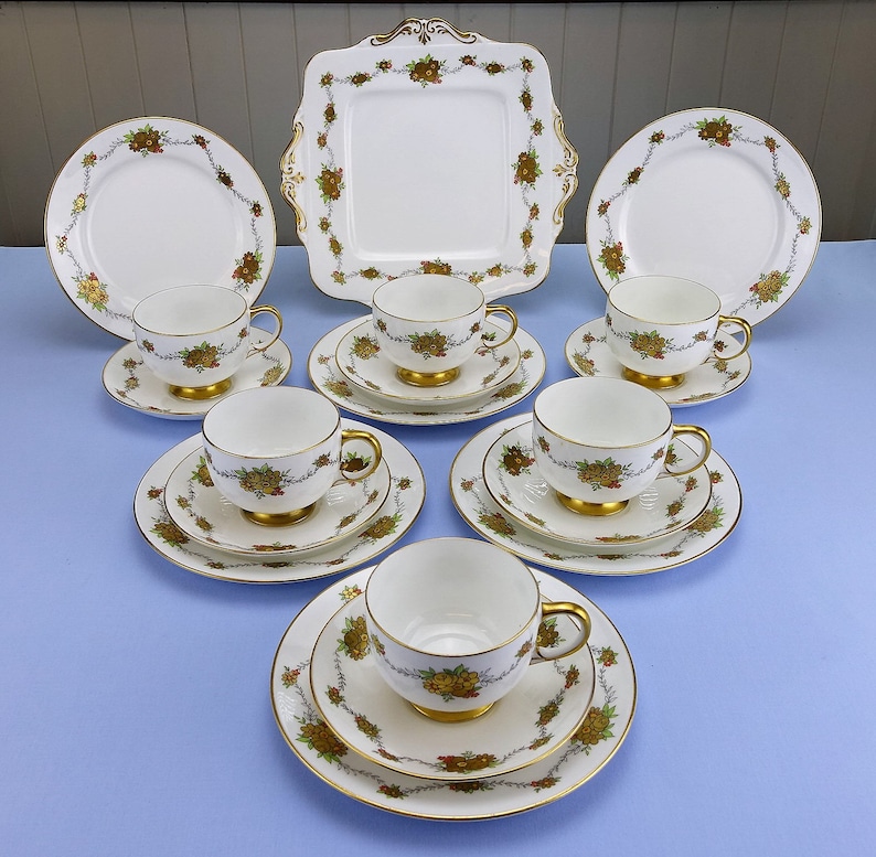 Paragon Bone China English Tea Set Etsy