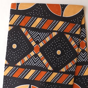 Wax coupon, bogolan wax fabric by 45 cm, ankara wax 100% cotton, ankara fabric, wax fabrics, bogolan african print