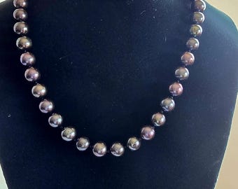 Black (Potato) Pearl 18" Necklace