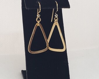 14/20 24 Carat Gold Triangles
