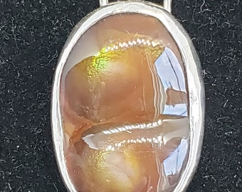 Mexican Fire Agate Pendant