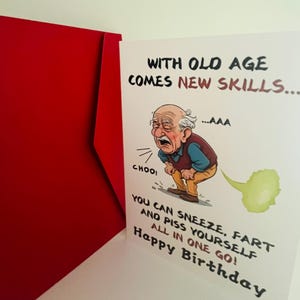 Funny Birthday Card- Happy Birthday Card - Humor