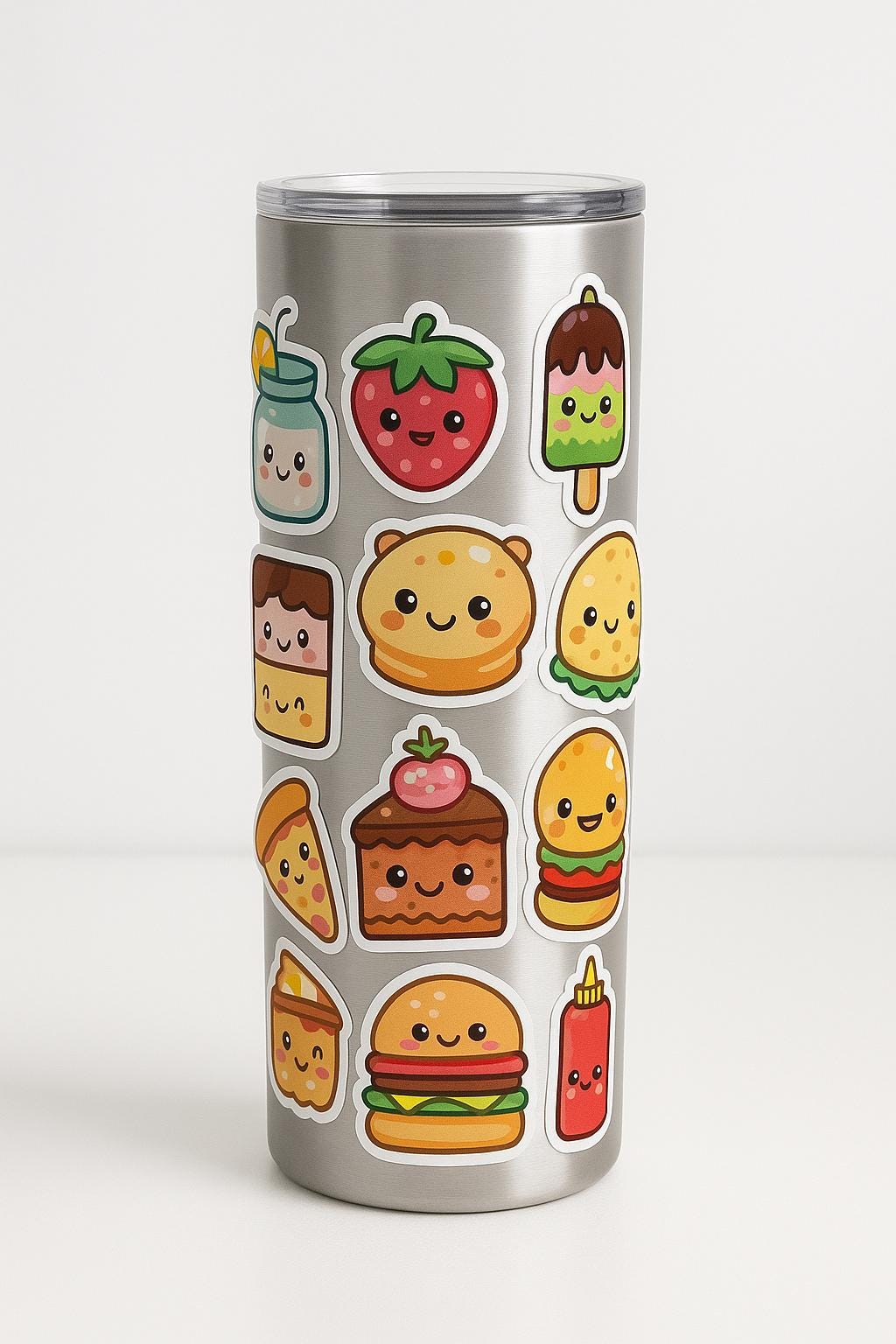 Kawaii Food Vinyl Sticker Set – Laptop Decals, Planner Stickers - Etsy