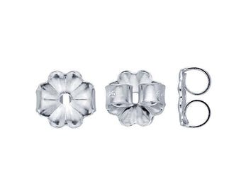 Sterling Silver 5mm Dia. Medium-Weight Friction Ear Nut