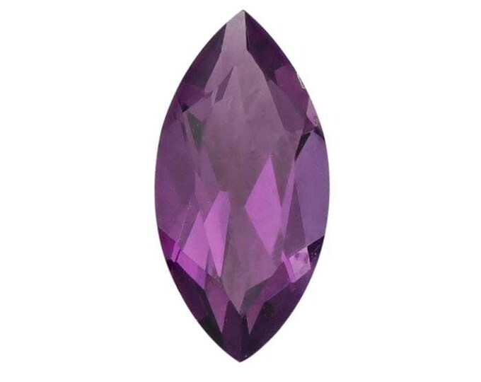 Amethyst 6 x 3mm Marquise Faceted Gemstone, AAA