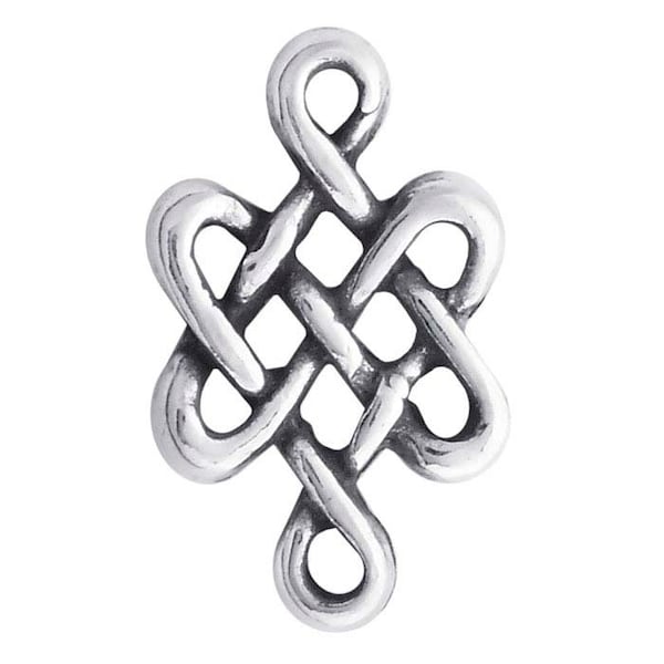 Sterling Silver Celtic Knot Link Component