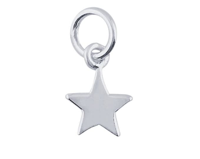 Sterling silver star charm