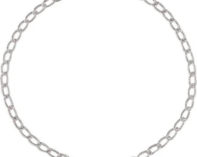 Sterling Silver 3 mm Curb 9.5" Chain, Anklet, Charm bracelet