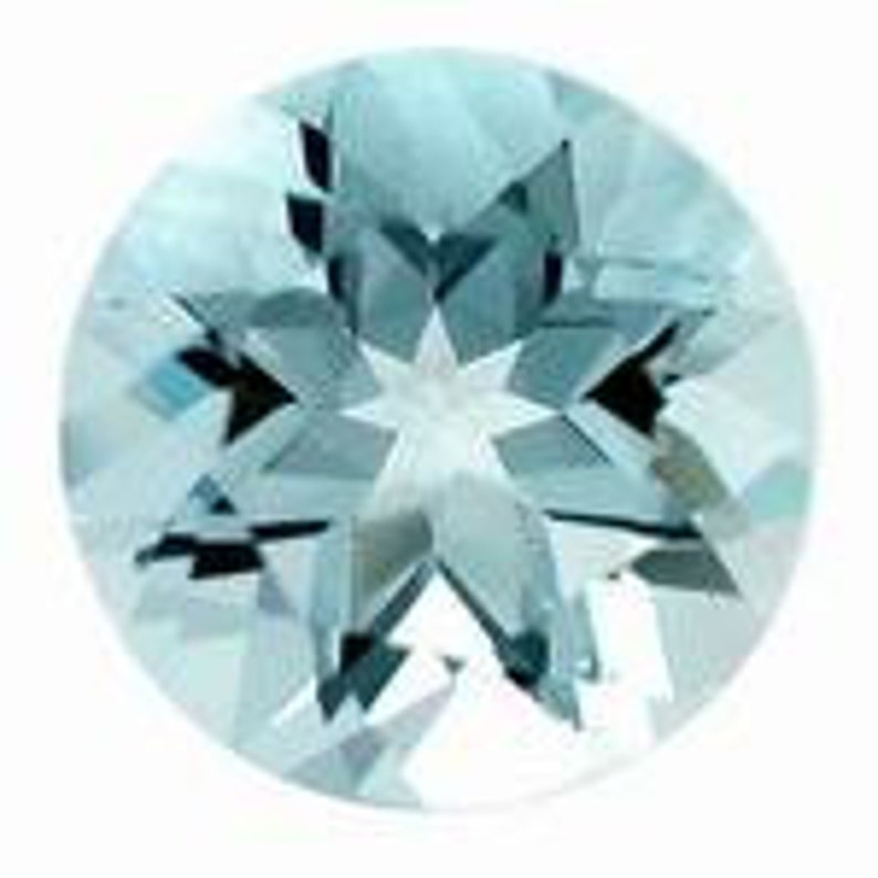8 mm Round Shape Aquamarine in AA Grade 2ct.