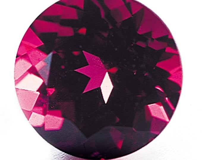 Rhodolite Garnet Round Faceted Gemstone, AA-Grade, choose your size