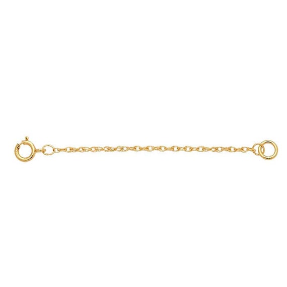 Gold rope chain extender clearance
