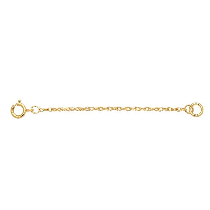 14K Solid Yellow Gold Rope Chain 