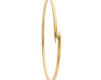 14/20 yellow gold-filled flex tube bangle bracelet with pearl cups and pegs or finished with beads or pearls