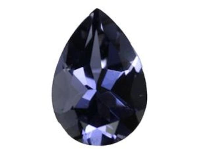 7x5 mm Pear Faceted Iolite, AAA Grade