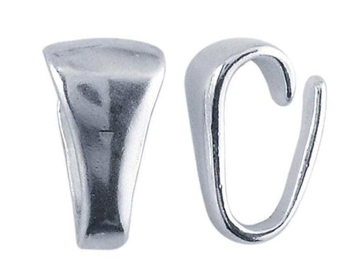 Sterling Silver Snap-on Pendant Bail