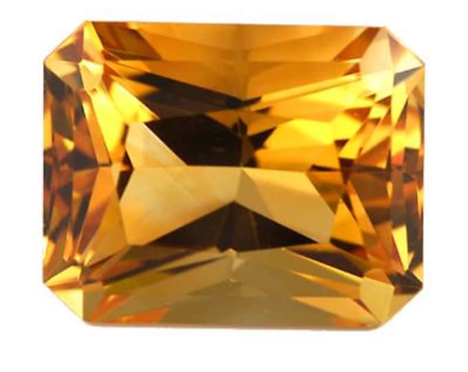 7x5 mm Octagonal Golden Citrine AA grade