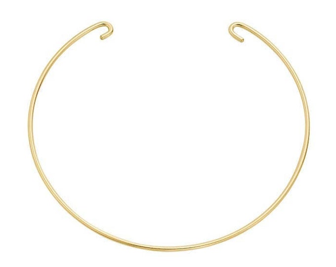 Double-Hook Bangle Bracelet Component in Gold Filled or 925 Sterling Silver