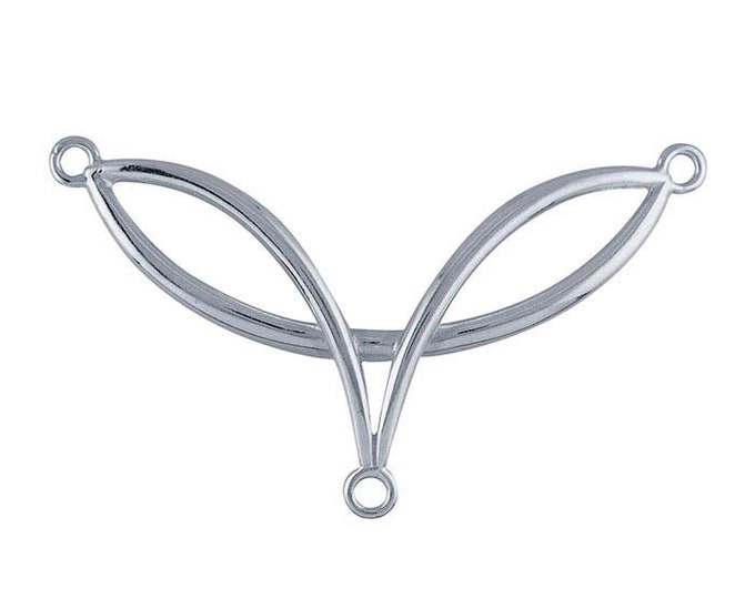 Sterling Silver Overlap Festoon Pendant