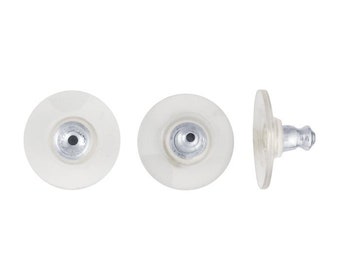 Sterling silver comfort clutch ear nut, 5 pairs