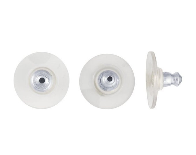 Sterling silver comfort clutch ear nut, 5 pairs