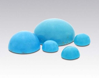 American Mined™ Sleeping Beauty Turquoise Round Cabochon, choose your size