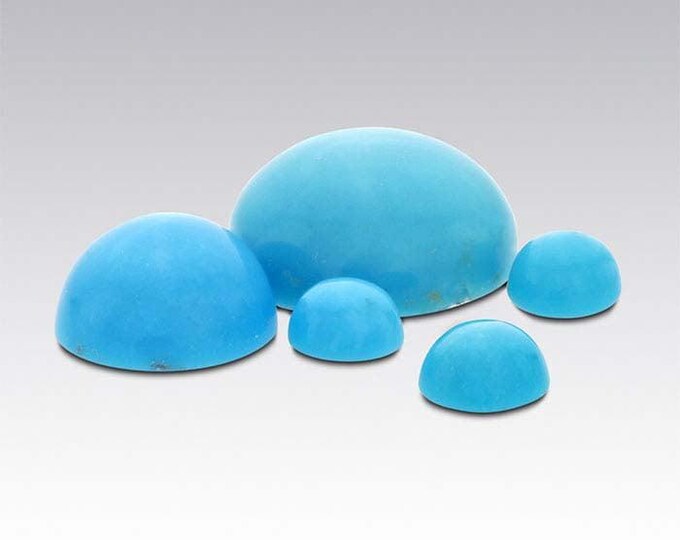American Mined™ Sleeping Beauty Turquoise Round Cabochon, choose your size