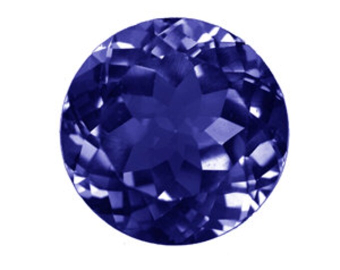 Round Faceted Iolite AAA Grade 1 pcs., 4 sizes available