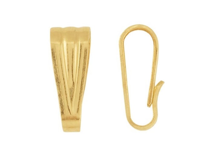 14/20 yellow gold-filled snap-on pendant bail