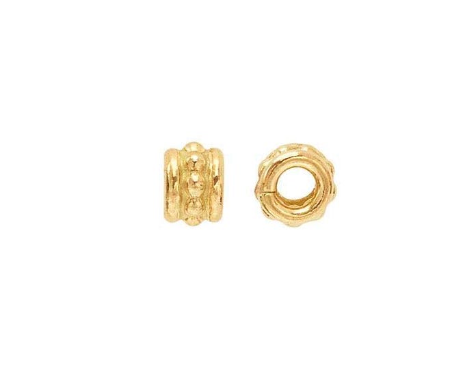 12/20 Yellow Gold-Filled 5.5 x 3.9mm Bead, sold 1pcs.