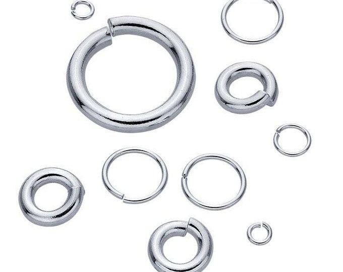 1dz. round jump ring, 925 sterling silver, 21g