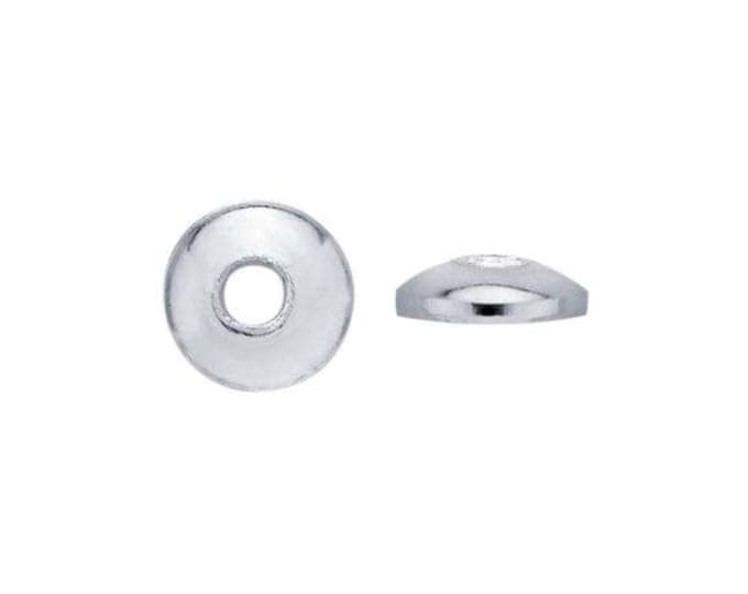 Sterling Silver Bead Cap, choose 3, 4, 6, and 8mm, sold in packs of 10pcs.