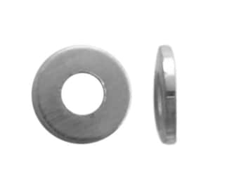 100 sterling silver 2.5mm flat spacer beads