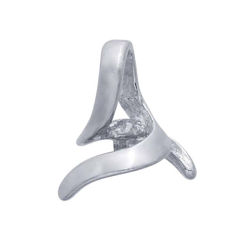 Swirl Pearl Pendant Mounting in Sterling Silver Swirl Pearl Pendant Mounting in Sterling Silver