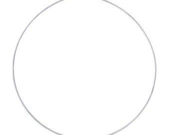 Sterling Silver 1.25mm Cable Neck Wire in 16 or 18 inch