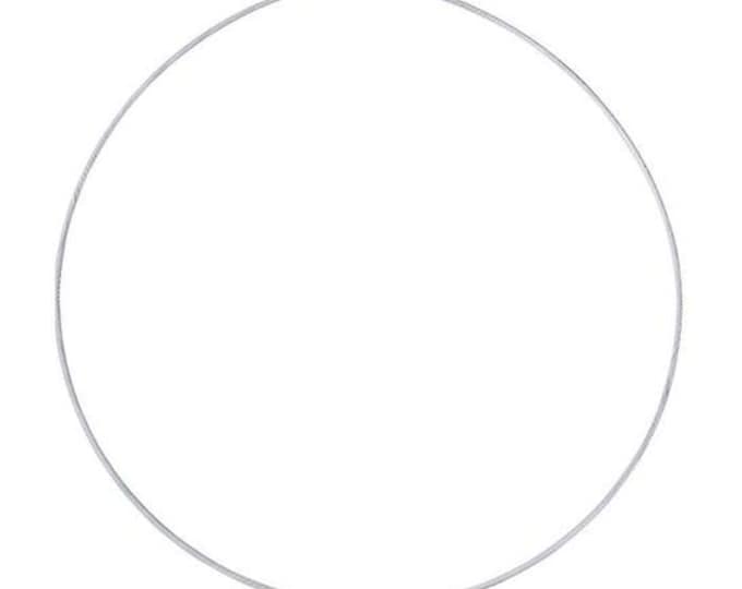 Sterling Silver 1.25mm Cable Neck Wire in 16 or 18 inch