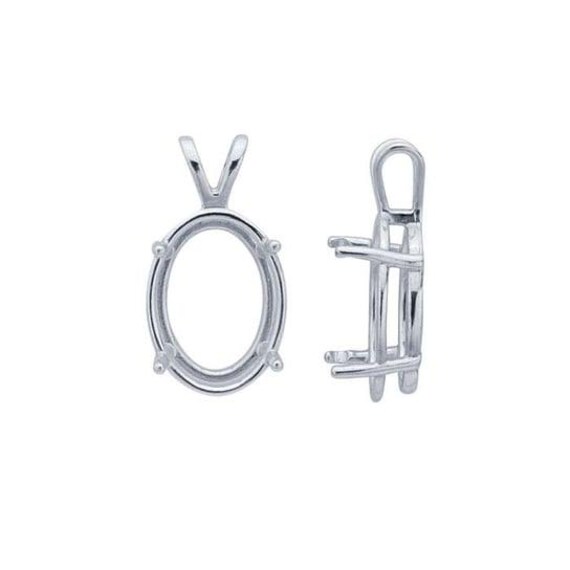 Oval Wire Basket Style Dangle Mounting – Pre-notched Prong Setting – Jamming Gems USA