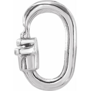 Argola de salto com fecho de elo de prata esterlina de 4,6 x 1,8 mm, vendida por peça