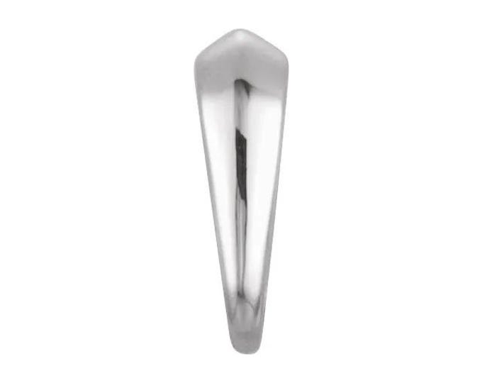 Snap-on bail, in Sterling Silver, or 14k Gold, 4 sizes available