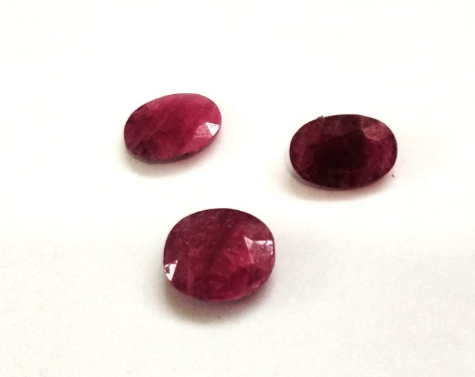 5 carat Oval faceted Ruby Promotional Grade