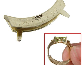 Ring Sizer Jewelry Finding Spring Ring Guard Gold Filled